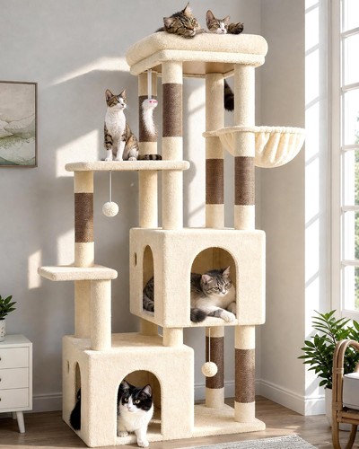 Heavy duty cat trees - cat, big
