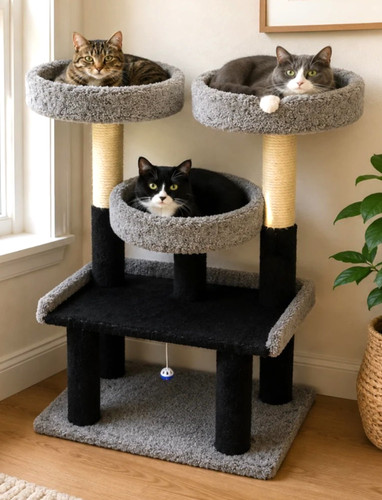 Maine coon cat tree heavy - cat, duty