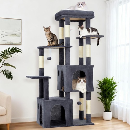 Inch heavy duty cat tree - 61-inch, heavy-duty